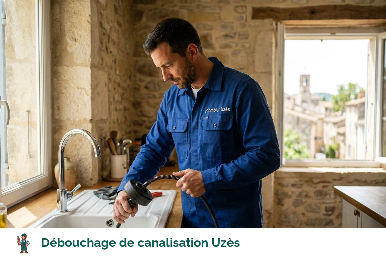 Débouchage de canalisation à Uzès