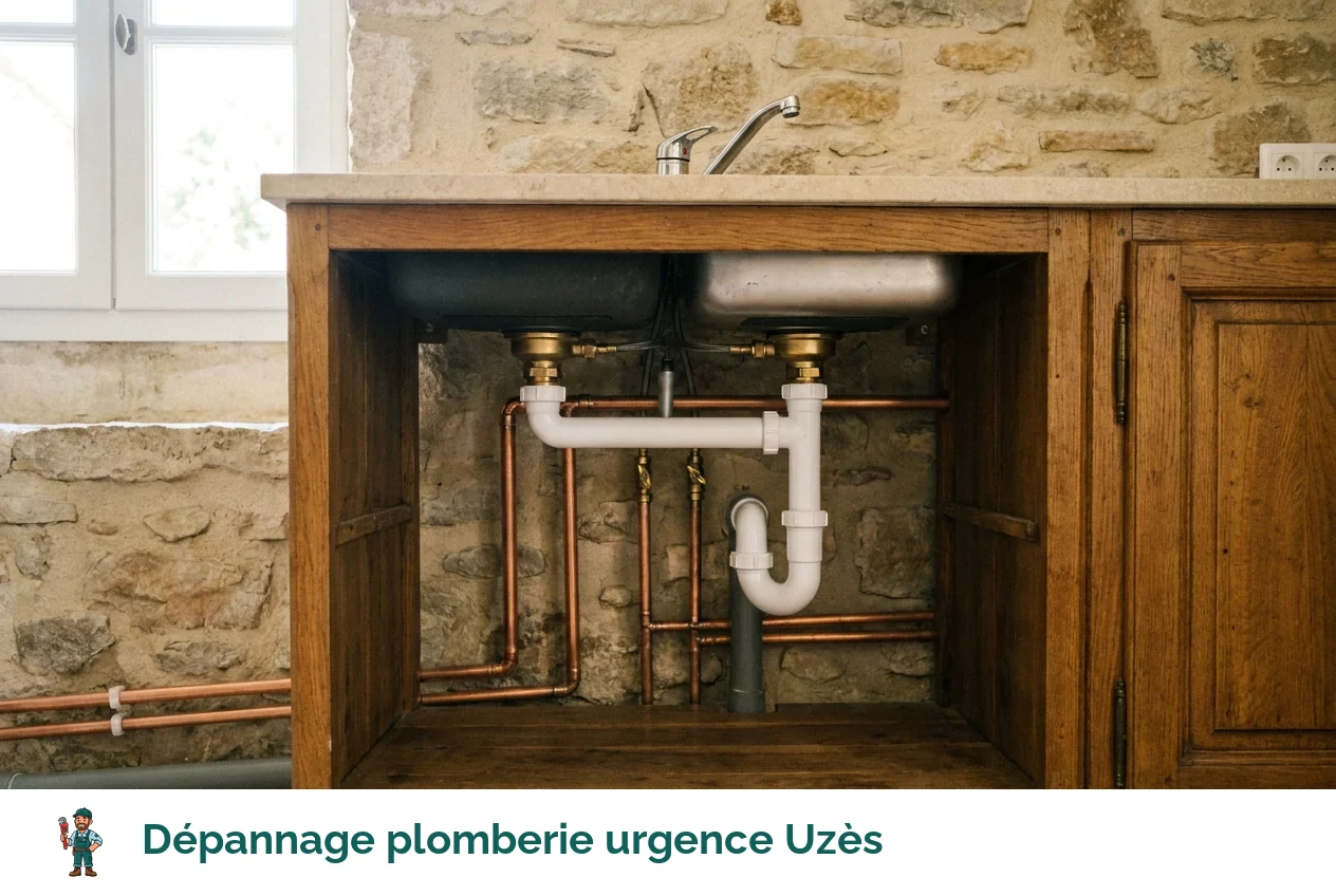 Dépannage plomberie urgence à Uzès