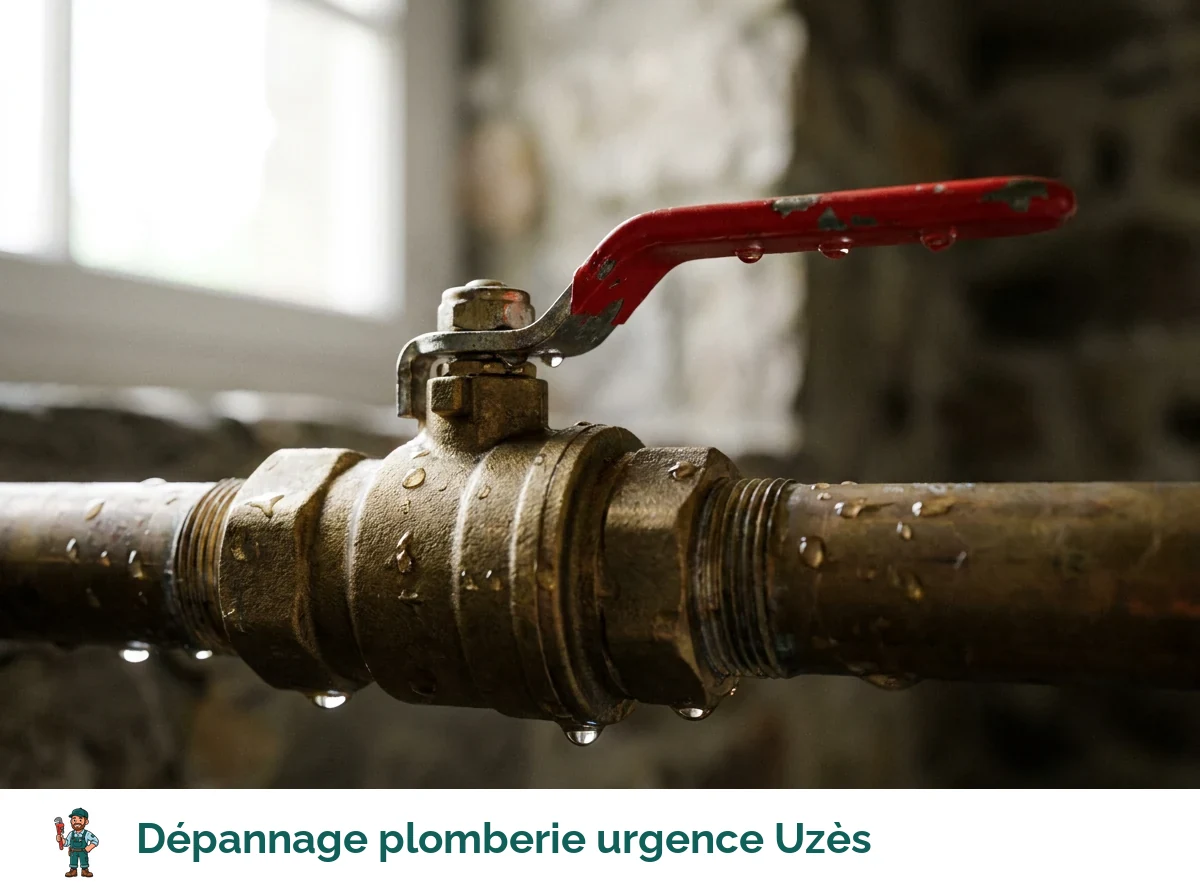 Dépannage plomberie urgence à Uzès