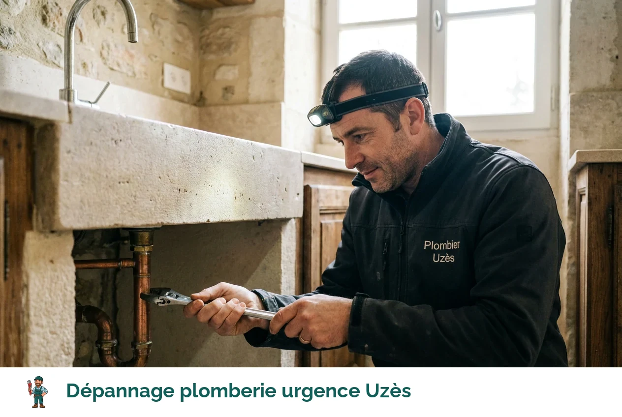 Dépannage plomberie urgence à Uzès