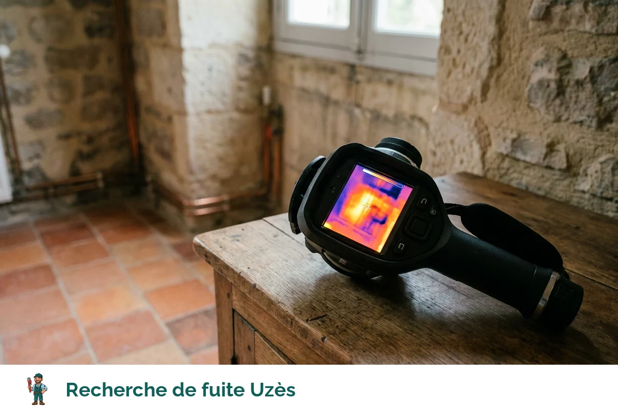 Recherche de fuite à Uzès