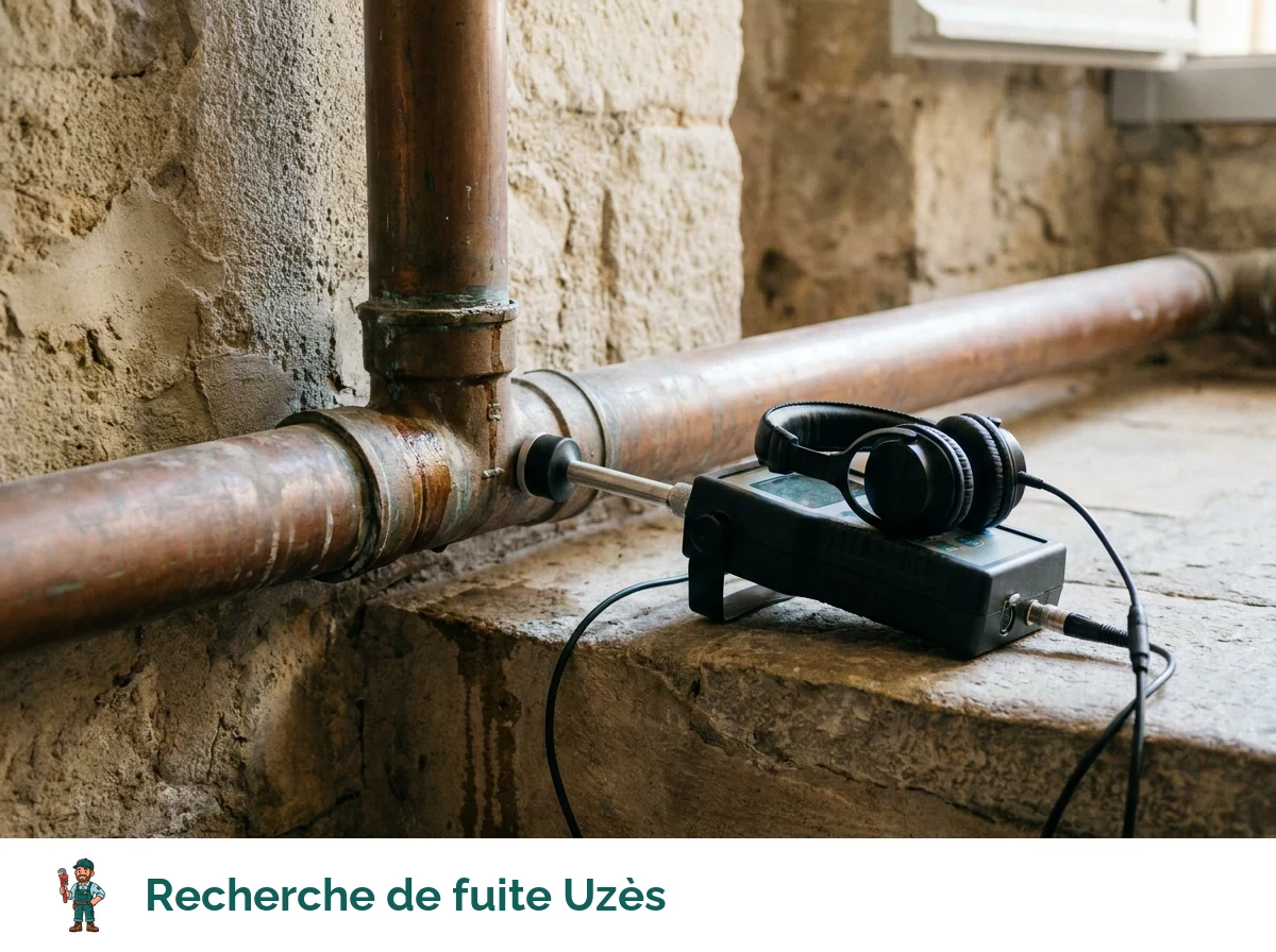 Recherche de fuite à Uzès
