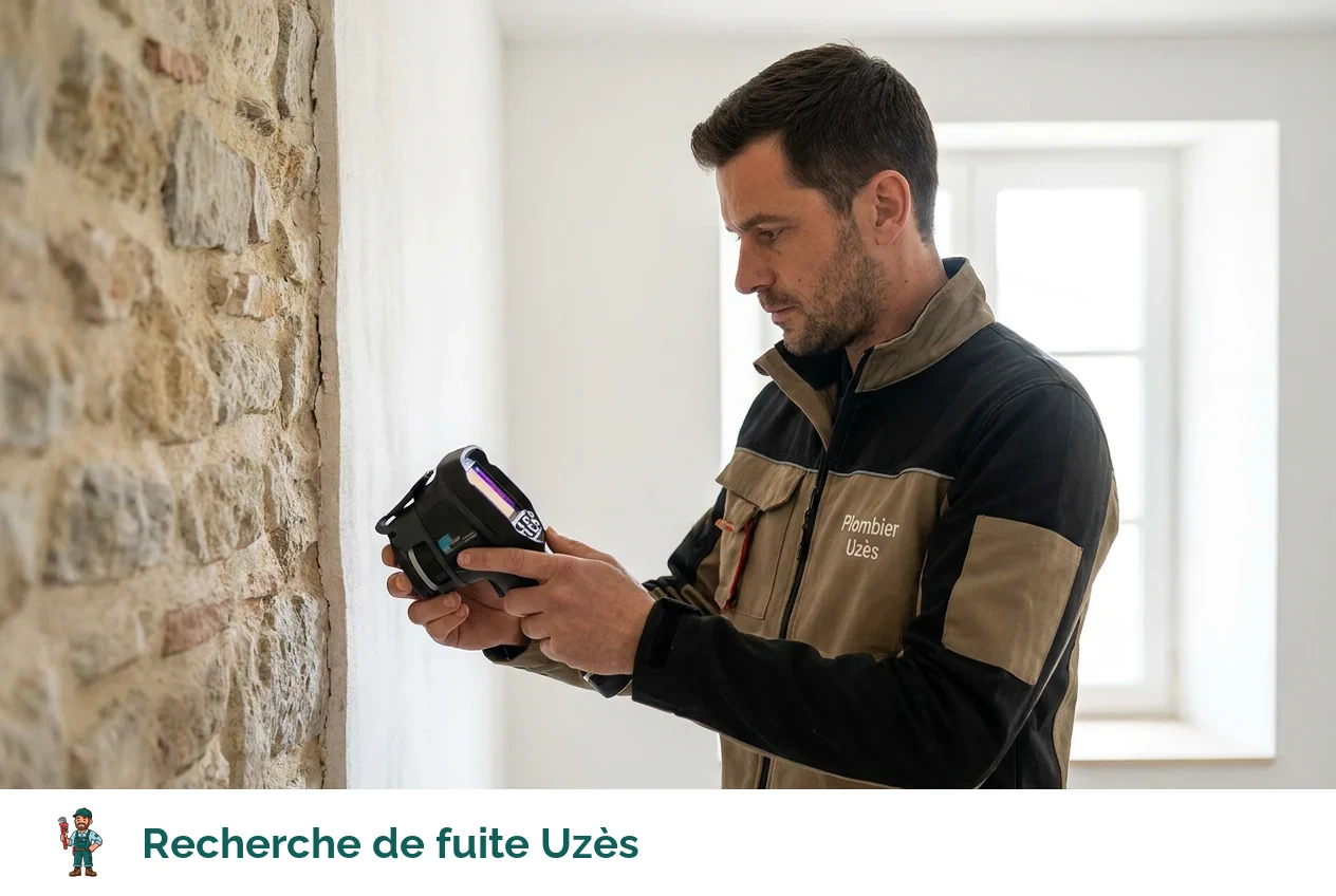 Recherche de fuite à Uzès