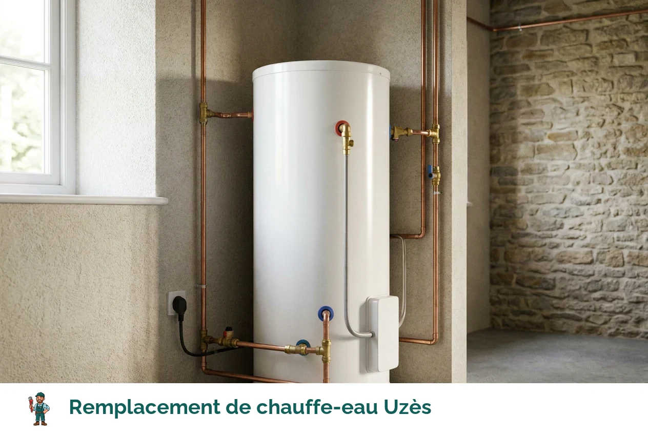 Remplacement de chauffe-eau à Uzès