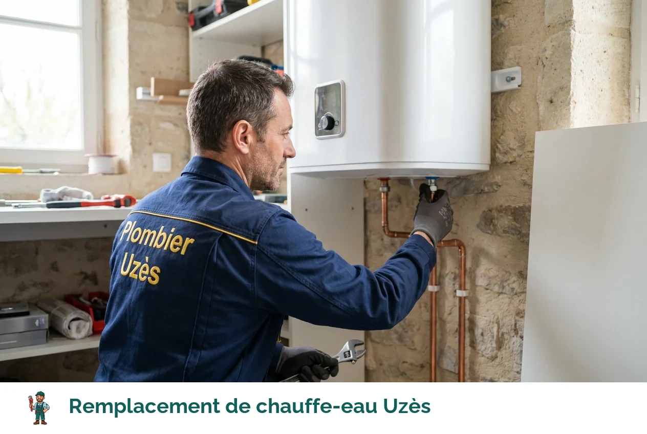 Remplacement de chauffe-eau à Uzès