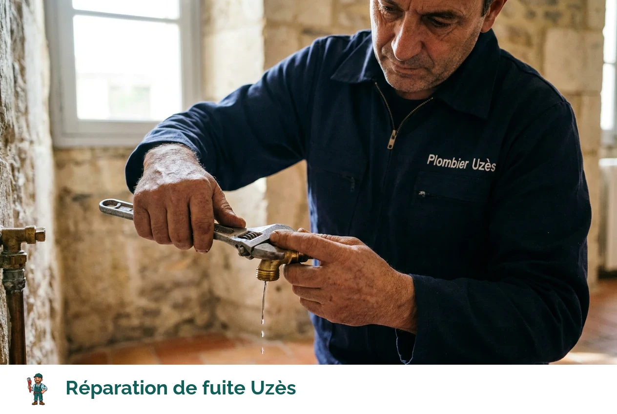Réparation de fuite à Uzès